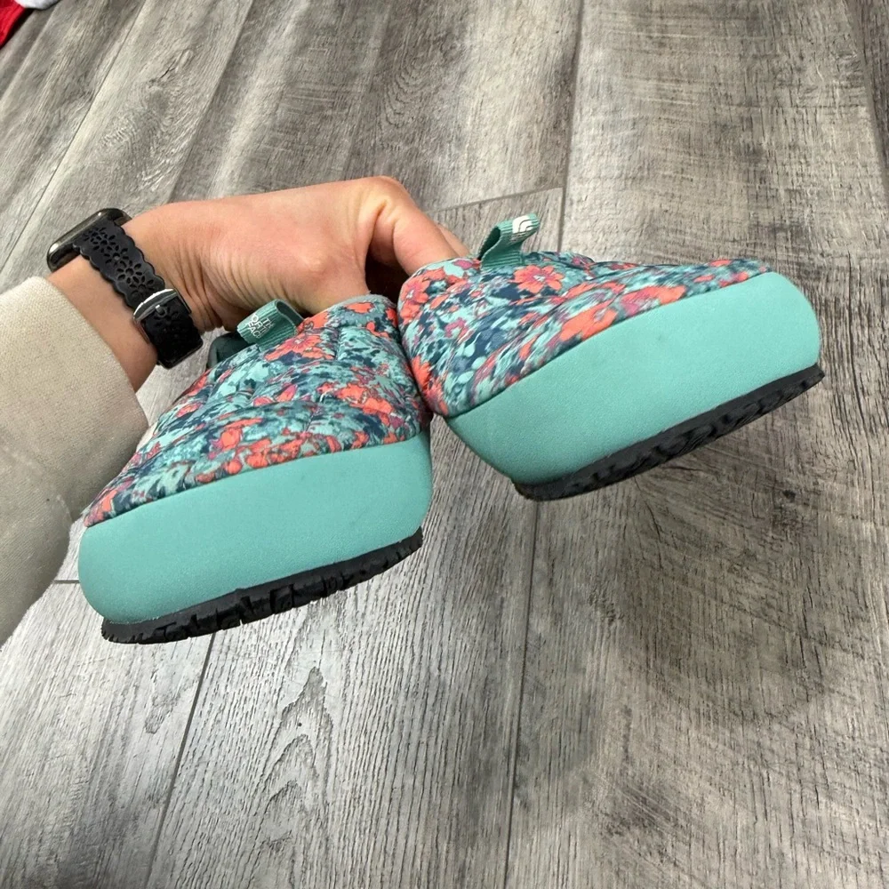 North Face Kids Teal Floral‎ Shoes